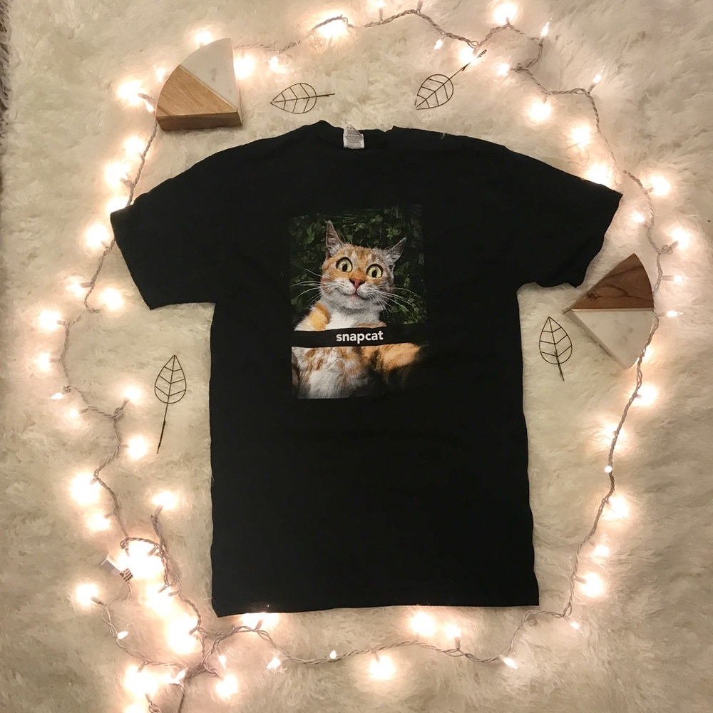 'Snapcat' T-Shirt! 100% Cotton!